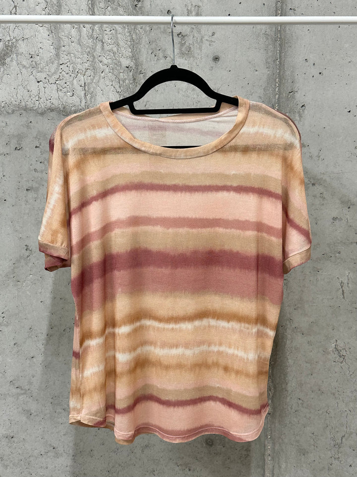 T-shirt "Louis" viscose & soie (36/40) MADE IN ITALY