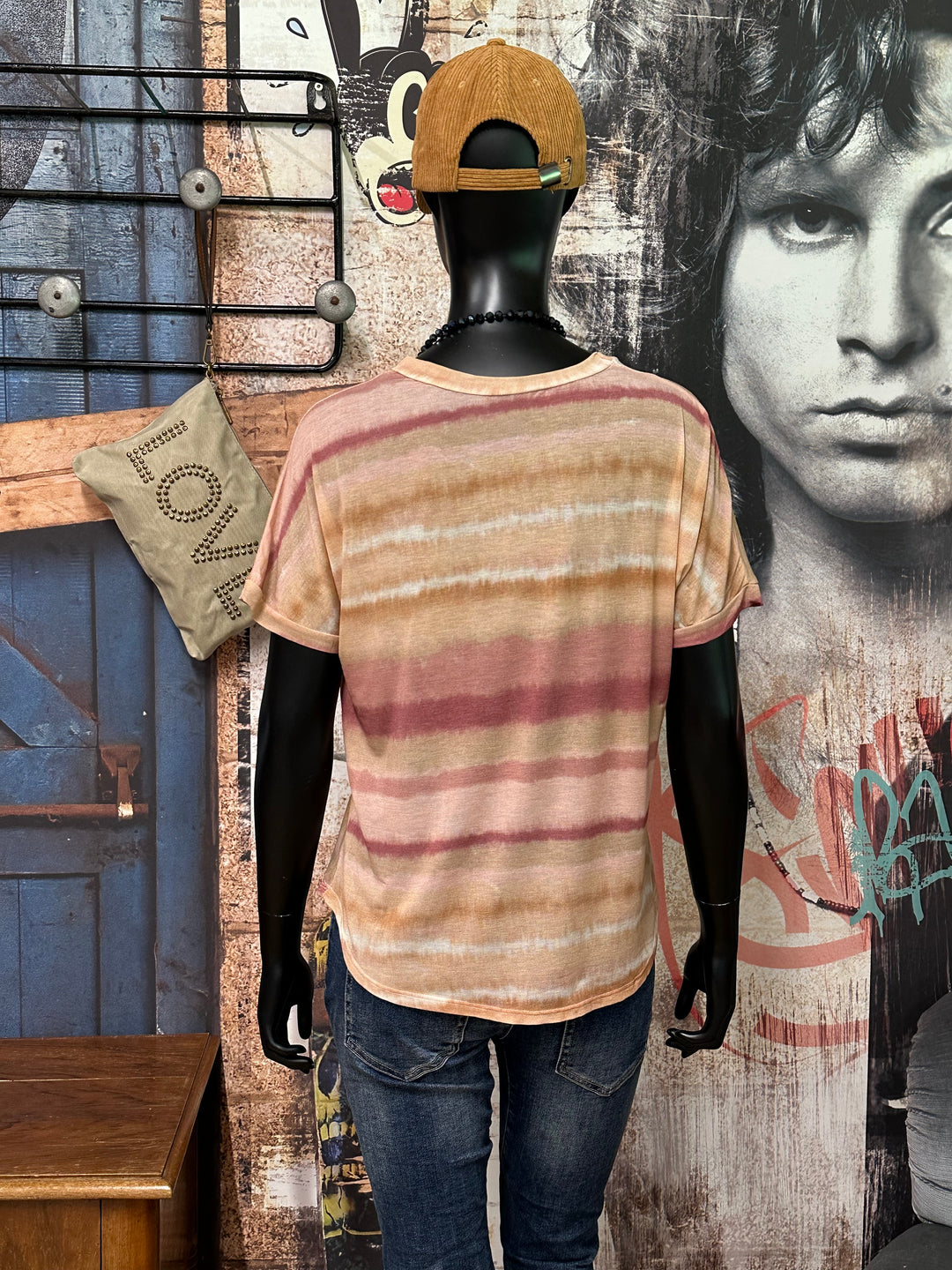 T-shirt "Louis" viscose & soie (36/40) MADE IN ITALY