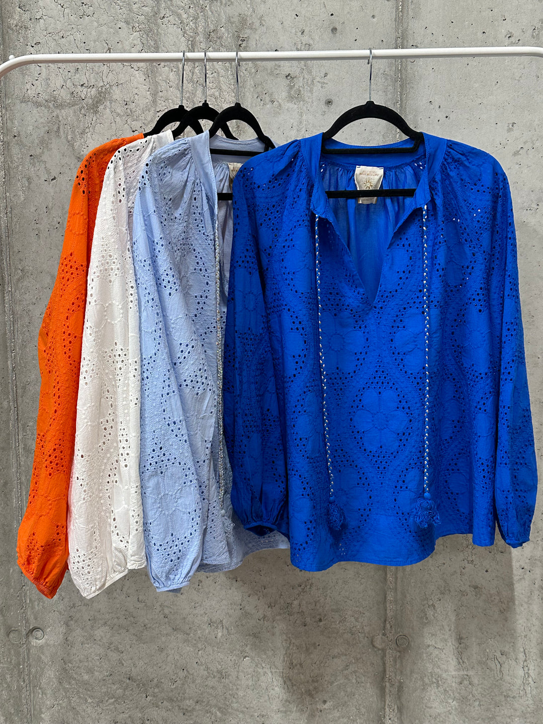Blouse "Estelle" 100% coton  (40/44) MADE IN ITALY