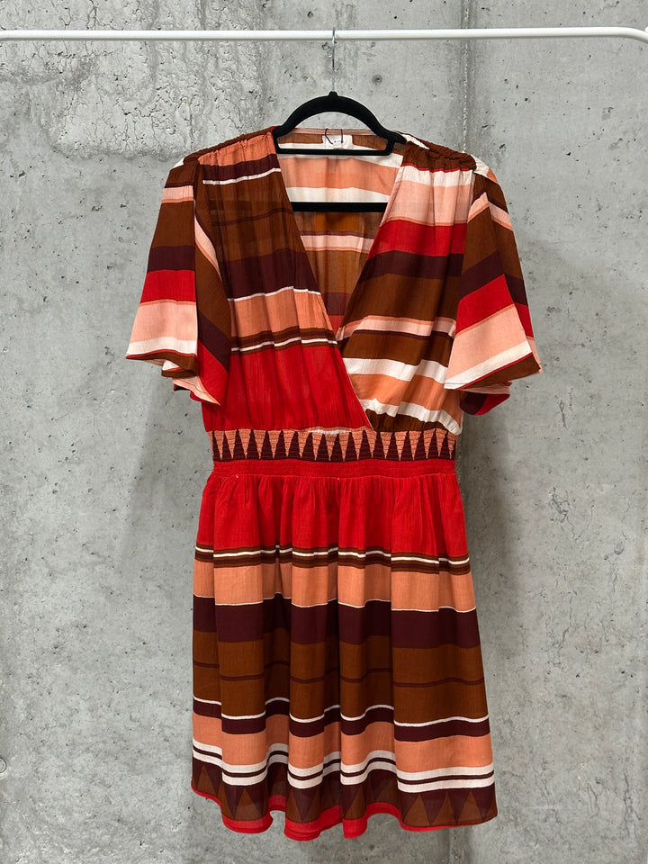 Robe courte "Sacha" cache-coeur (S ➡️ L)