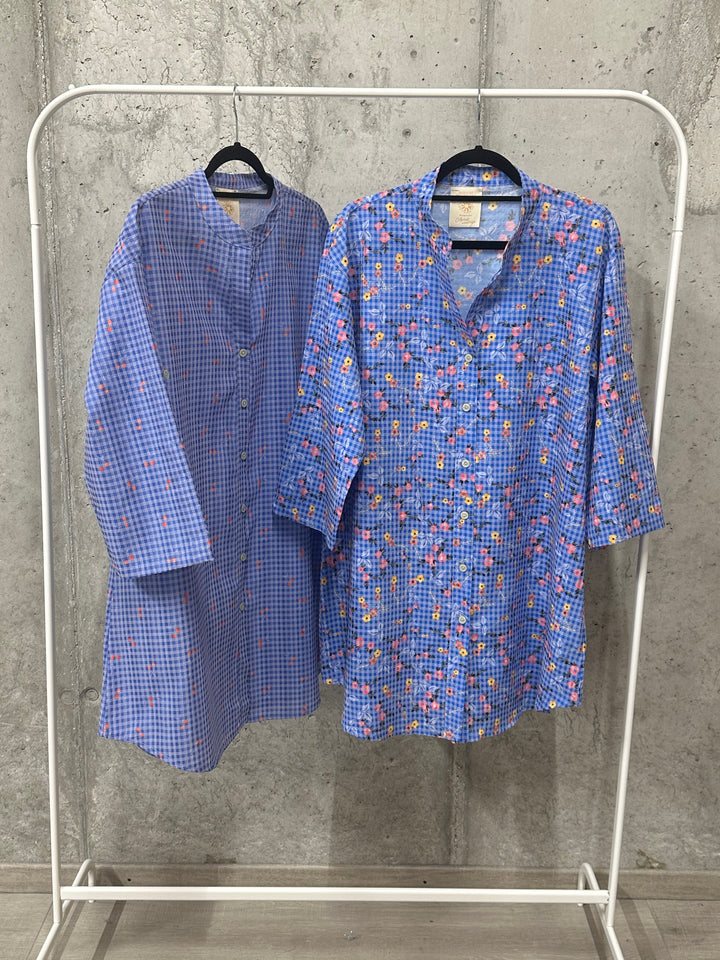 Robe-chemise "Maël" 100% coton (38/42) MADE IN ITALY