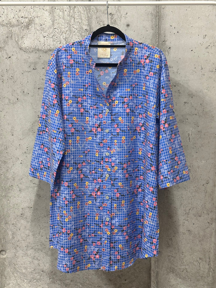 Robe-chemise "Maël" 100% coton (38/42) MADE IN ITALY