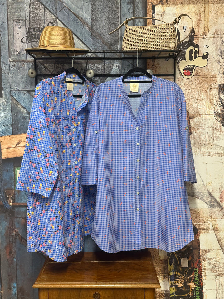 Robe-chemise "Maël" 100% coton (38/42) MADE IN ITALY