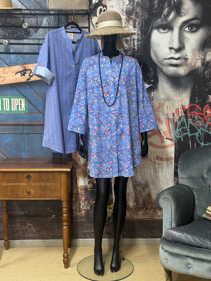 Robe-chemise "Maël" 100% coton (38/42) MADE IN ITALY