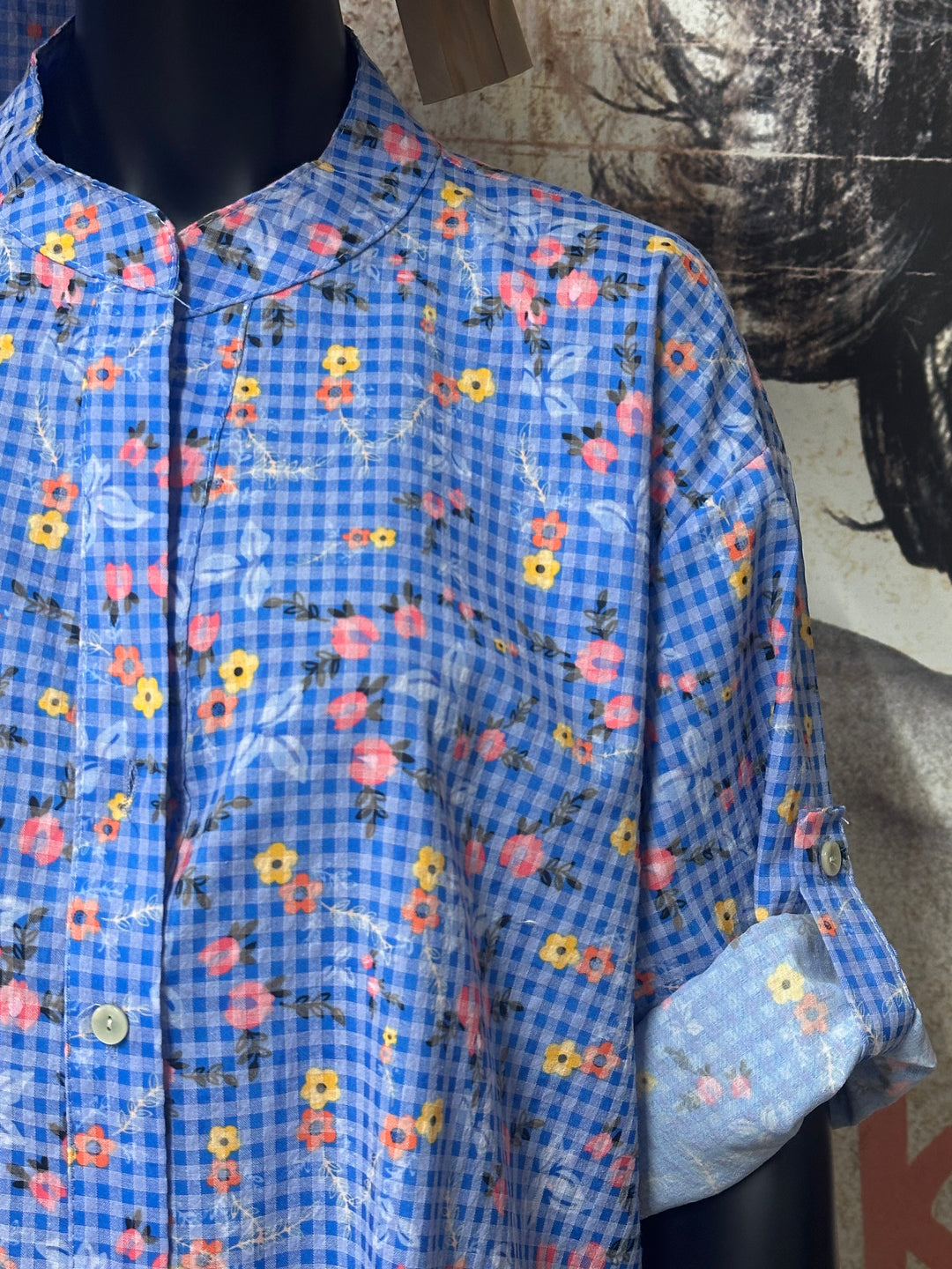 Robe-chemise "Maël" 100% coton (38/42) MADE IN ITALY