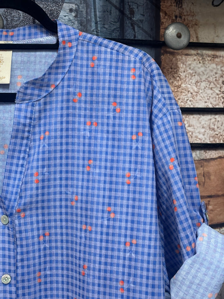 Robe-chemise "Maël" 100% coton (38/42) MADE IN ITALY