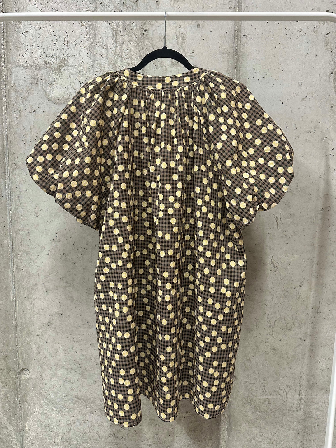 Robe "Francine" à pois 100% coton (40/44) MADE IN ITALY