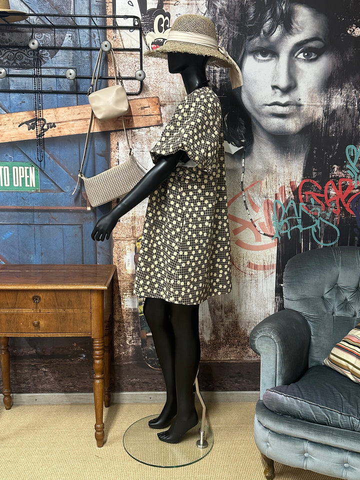 Robe "Francine" à pois 100% coton (40/44) MADE IN ITALY