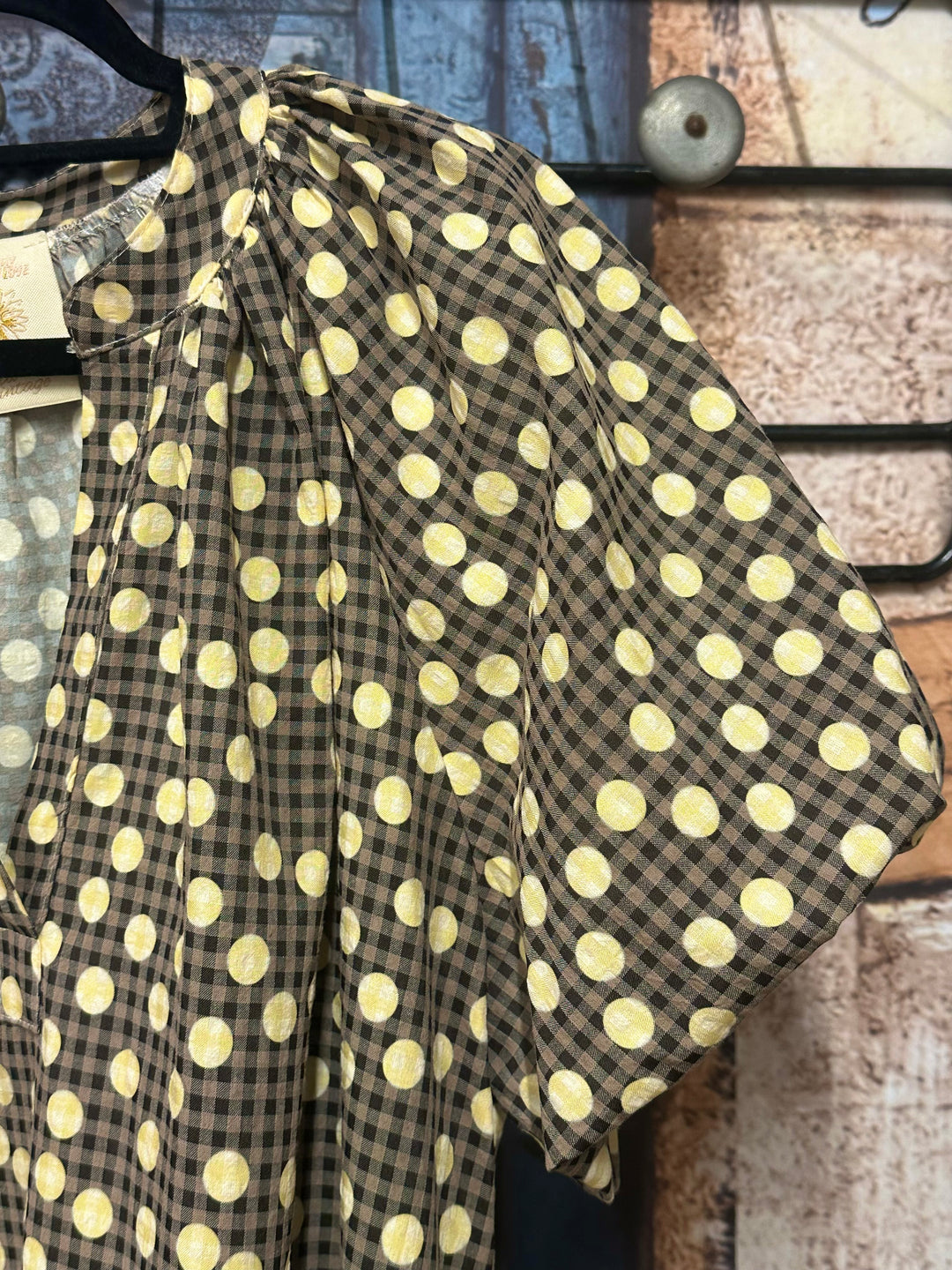 Robe "Francine" à pois 100% coton (40/44) MADE IN ITALY