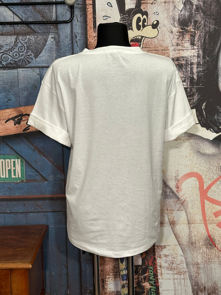 T-shirt 100% coton "Caïpirinhas" blanc