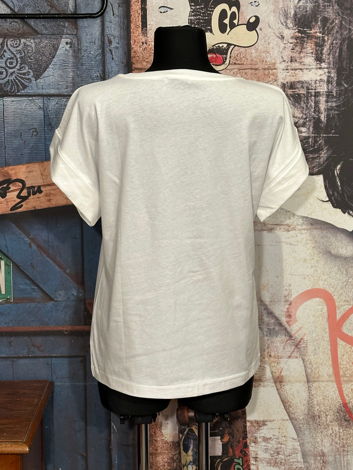 T-shirt 100% coton "Mojito" blanc