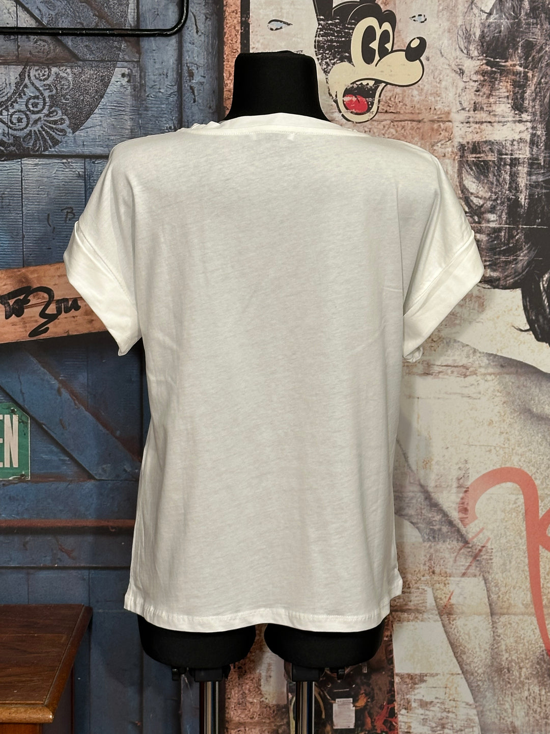 T-shirt 100% coton "Bikini" blanc