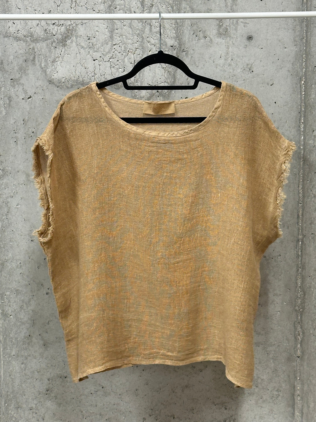 T-shirt « Ambre » lin &amp; coton (40/42) MADE IN ITALY