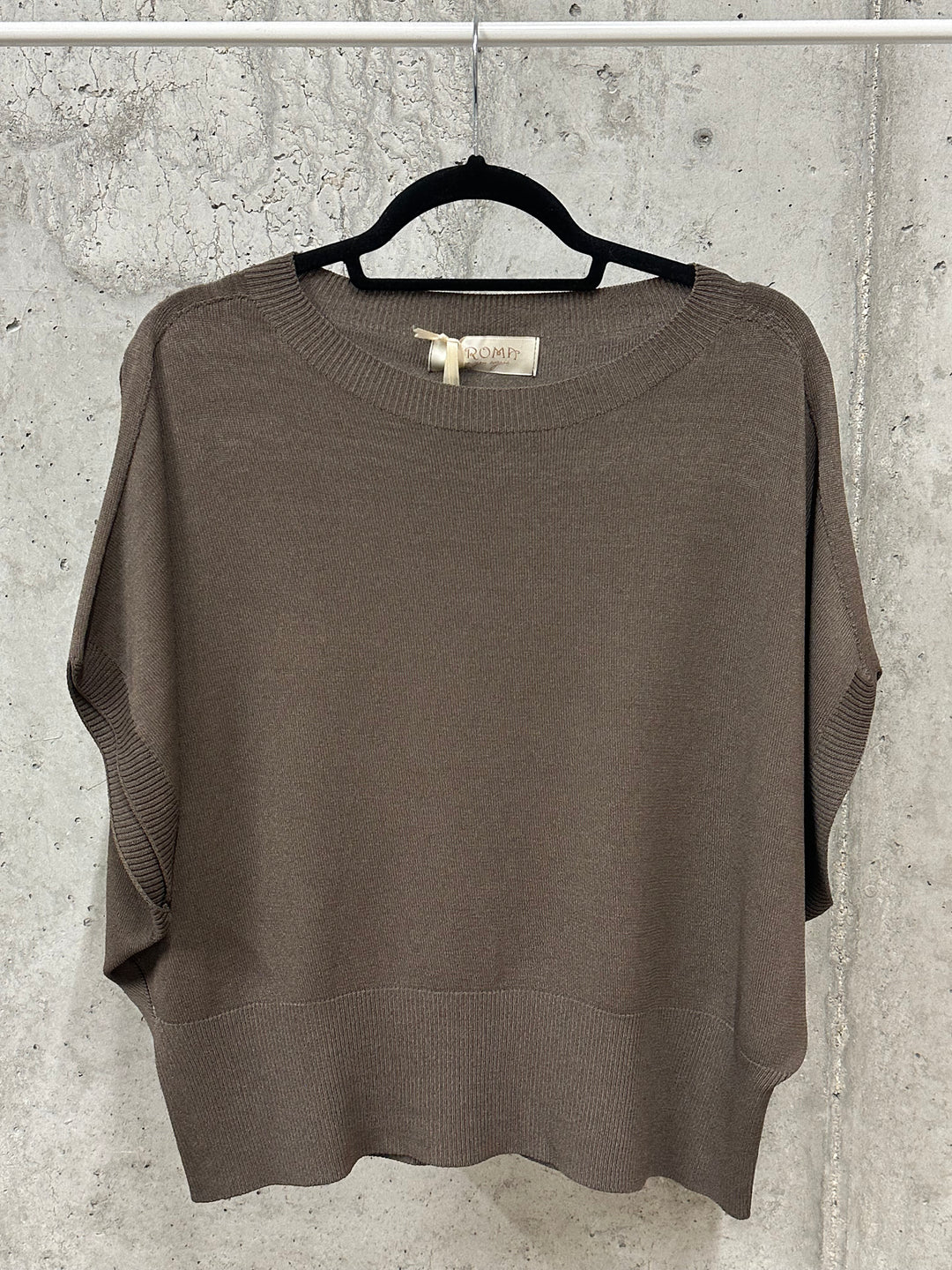 T-shirt "Manon" maille fine &amp; manches chauve-souris (38/42) MADE IN ITALY