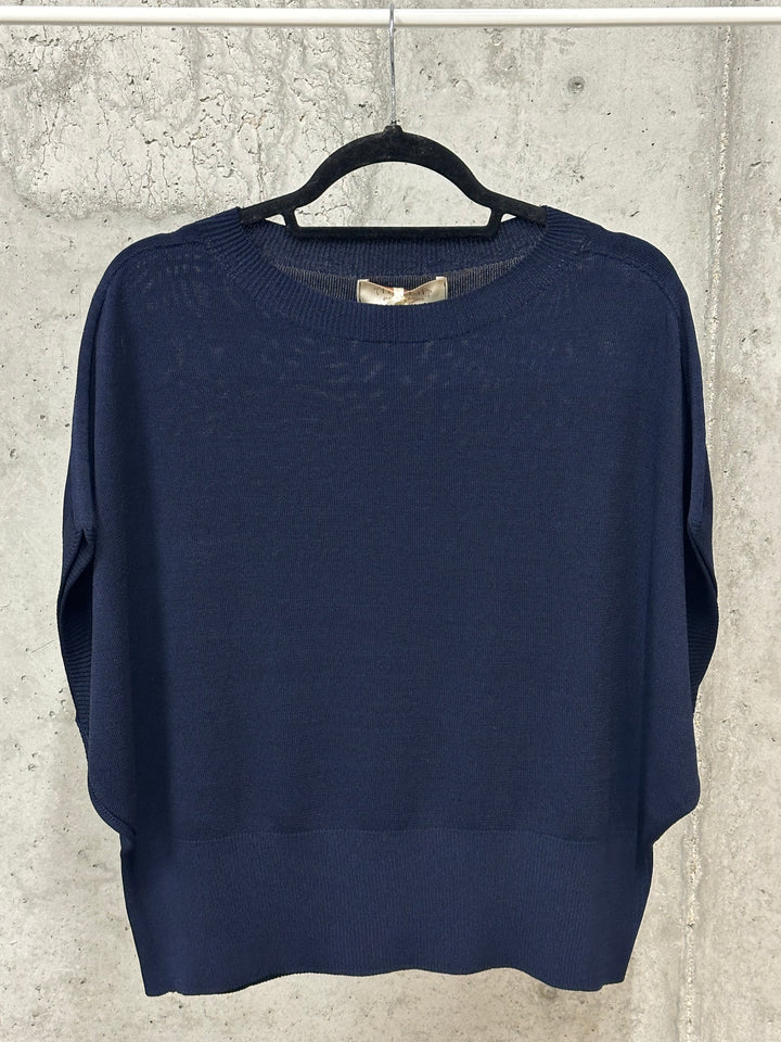 T-shirt "Manon" maille fine &amp; manches chauve-souris (38/42) MADE IN ITALY
