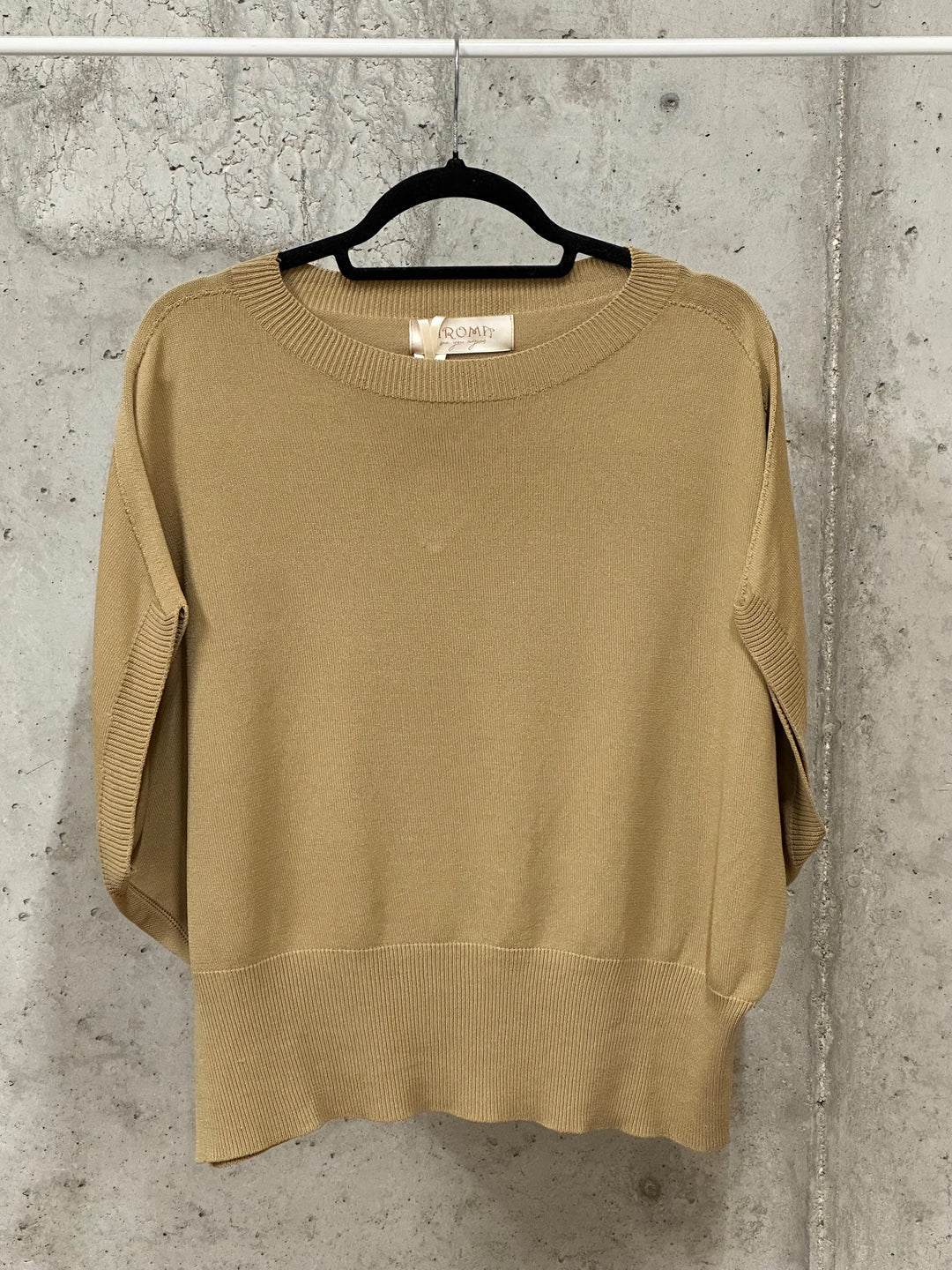 T-shirt "Manon" maille fine &amp; manches chauve-souris (38/42) MADE IN ITALY
