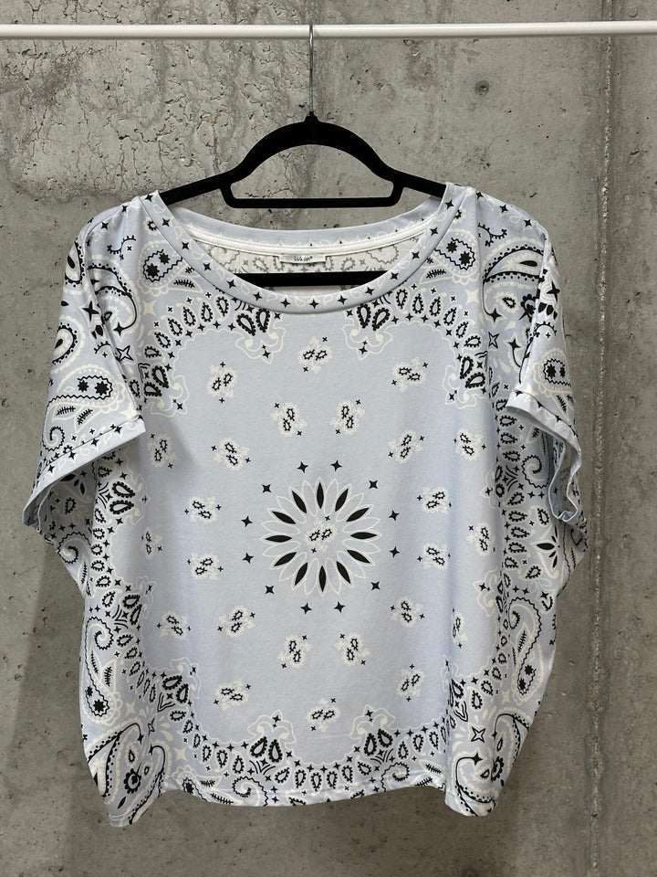 T-shirt court "Ludo" motif Bandana (38/42) MADE IN ITALY