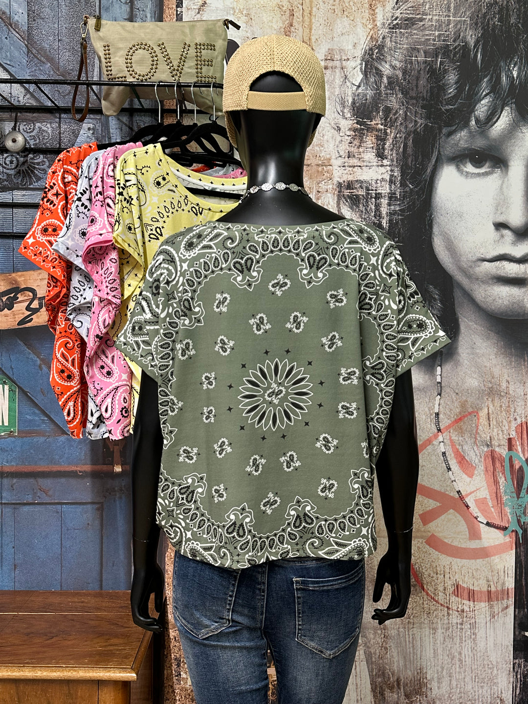 T-shirt court "Ludo" motif Bandana (38/42) MADE IN ITALY