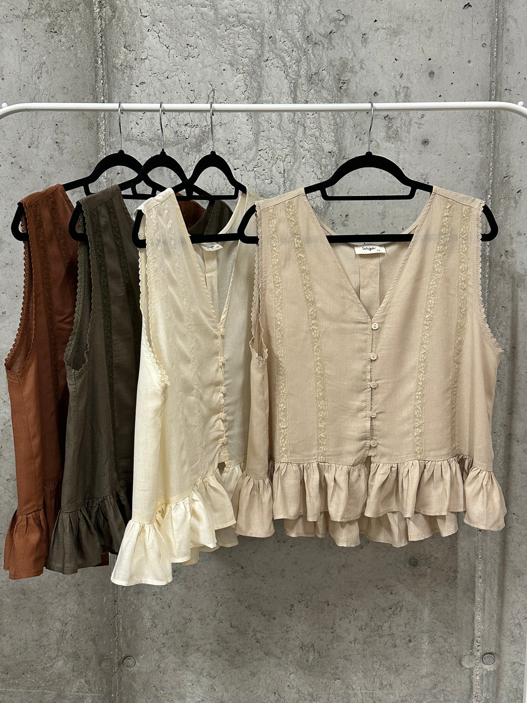 Top bohème "Candice" viscose &amp; lin (38/42)