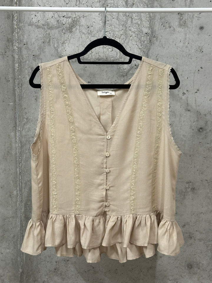 Top bohème "Candice" viscose &amp; lin (38/42)