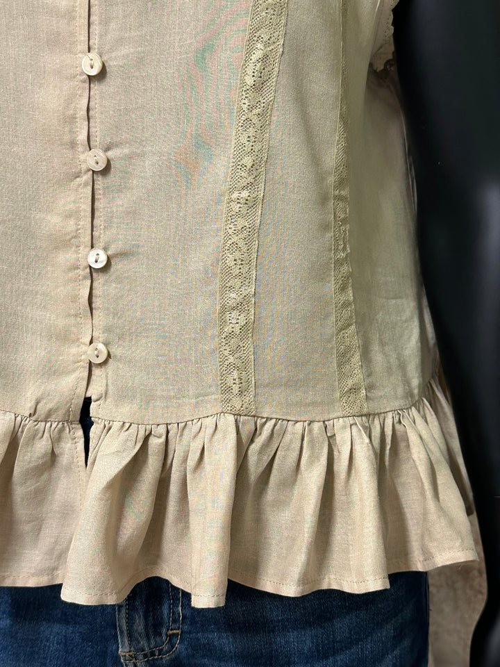 Top bohème "Candice" viscose &amp; lin (38/42)