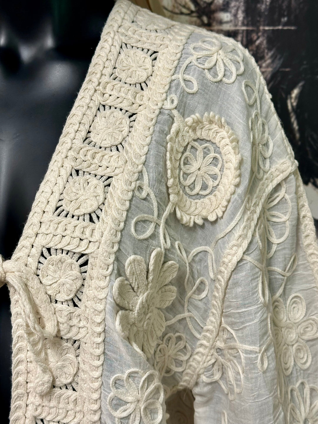 Kimono court "Giulia" 100% coton(38/42) MADE IN ITALY