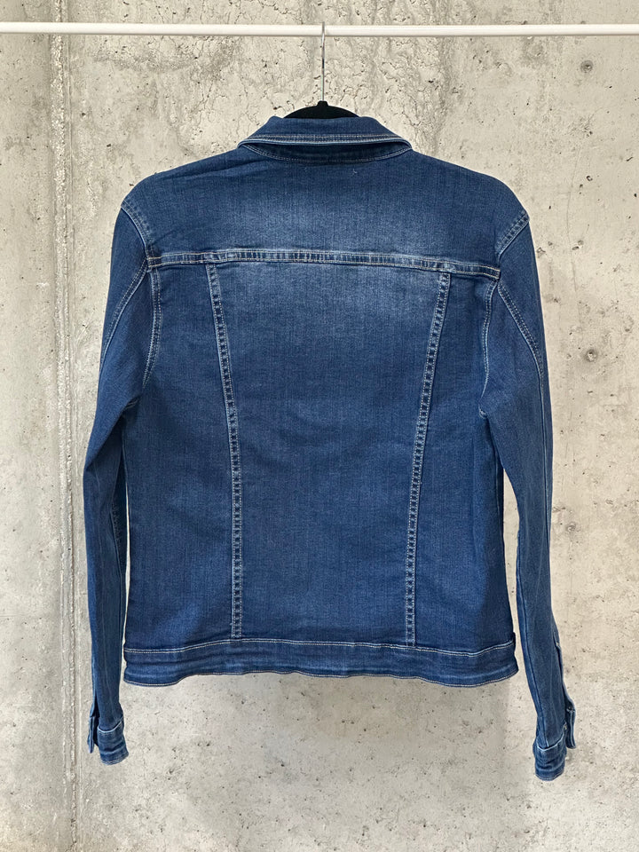 Veste en jean stretch "Nina" denim foncé (40 ➡️ 48)