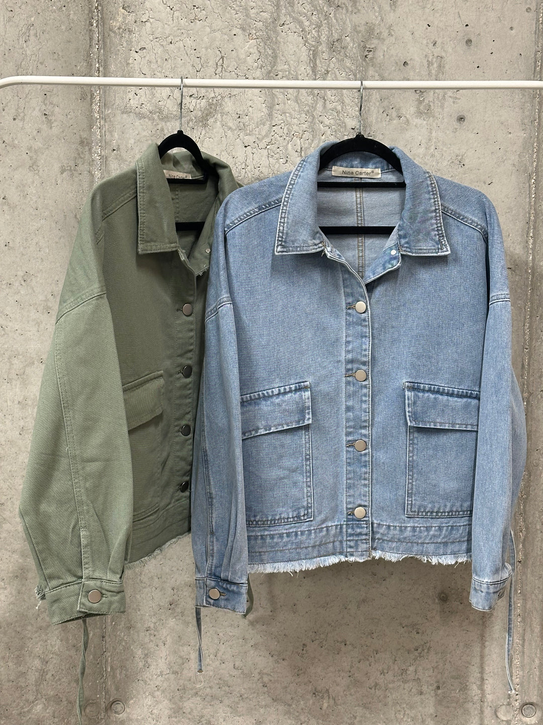 Veste en jean oversize "Livio" (S 40 ➡️ L 46)