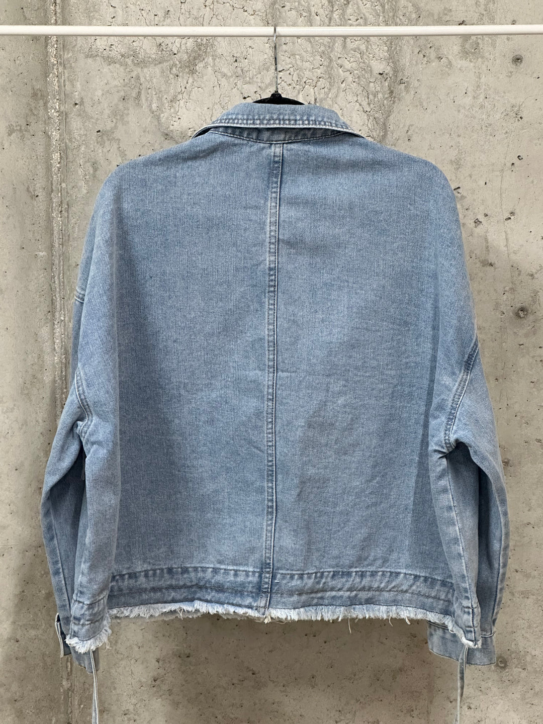 Veste en jean oversize "Livio" (S 40 ➡️ L 46)