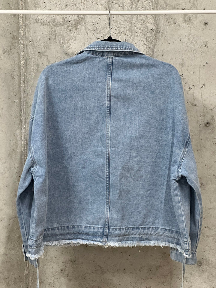 Veste en jean oversize "Livio" (S 40 ➡️ L 46)
