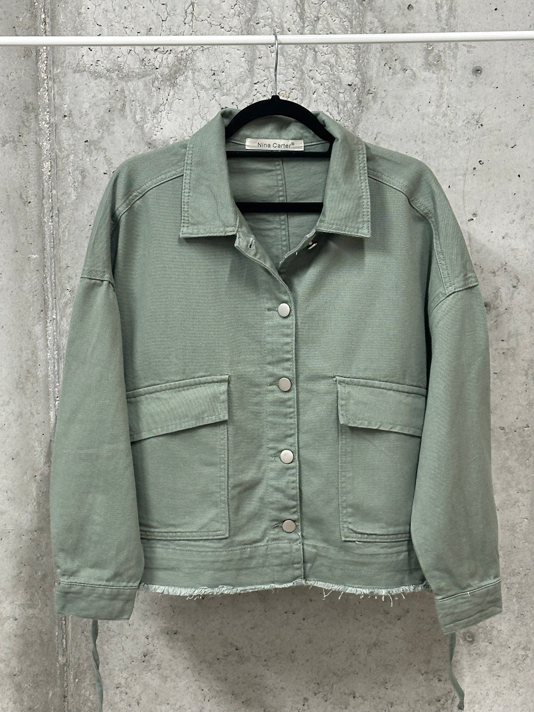 Veste en jean oversize "Livio" (S 40 ➡️ L 46)