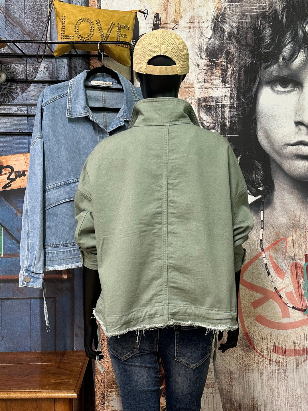 Veste en jean oversize "Livio" (S 40 ➡️ L 46)