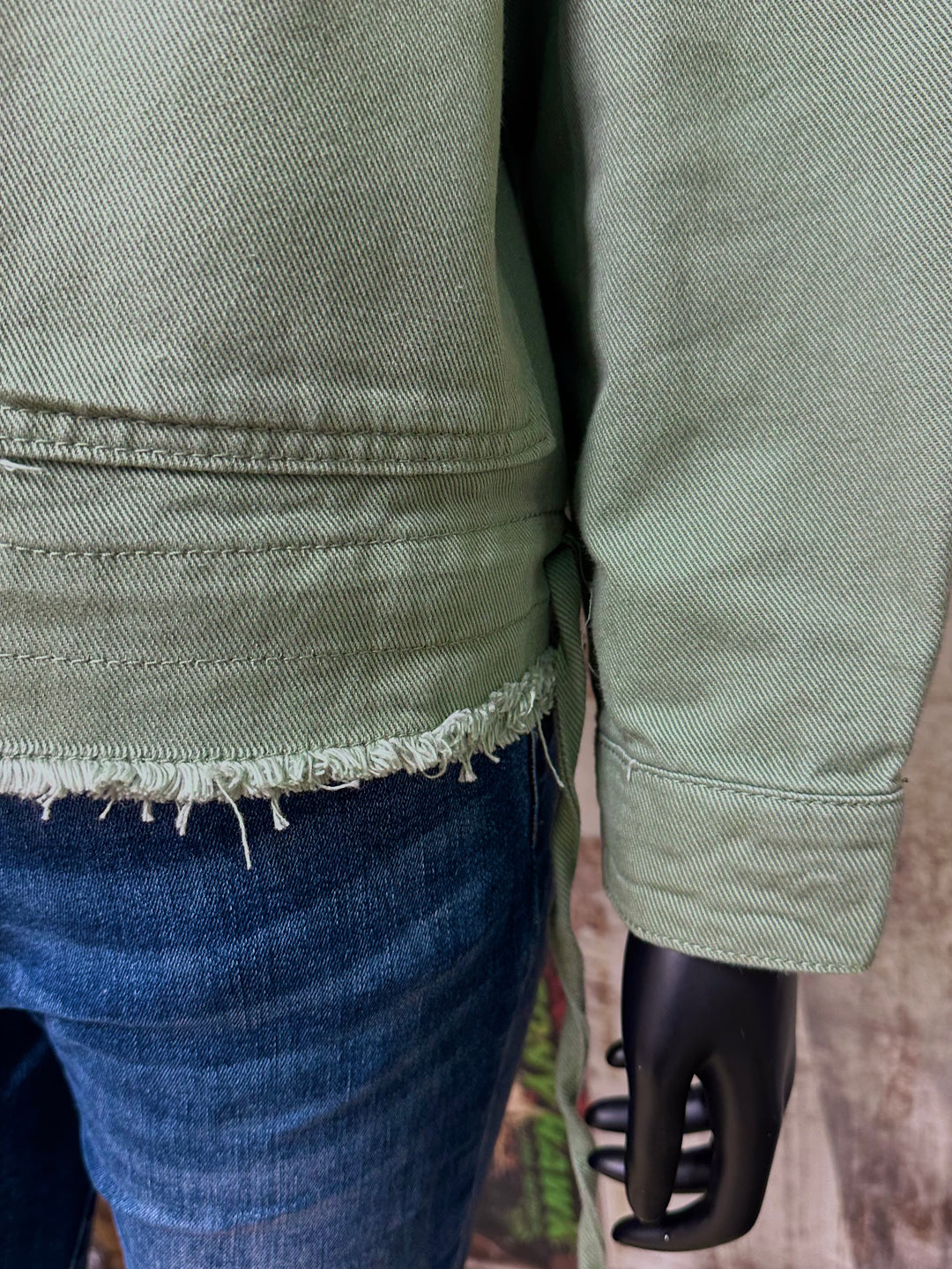 Veste en jean oversize "Livio" (S 40 ➡️ L 46)