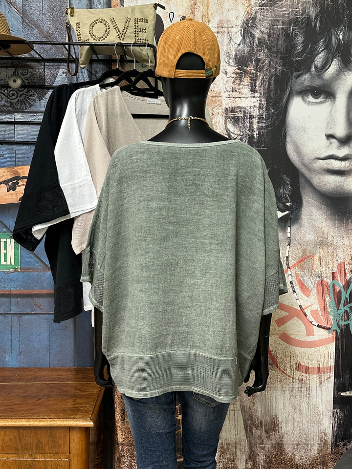 Tunique oversize "Adèle" (42/48) MADE IN ITALY