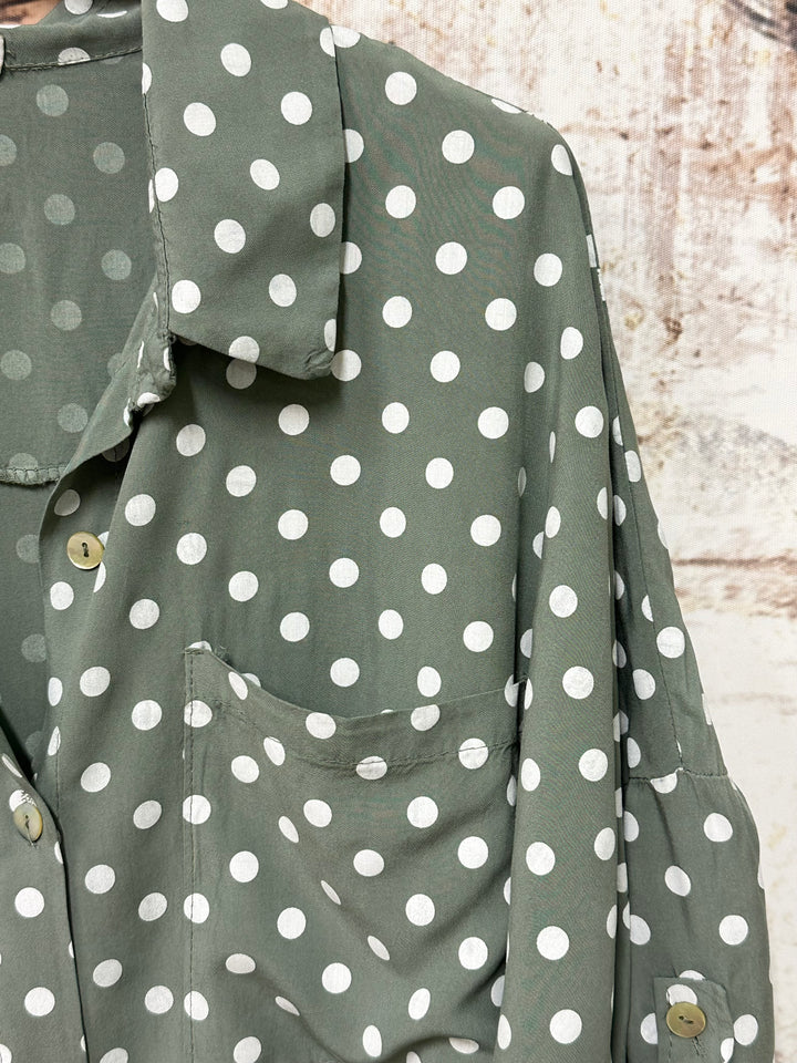 Chemisier ultra fluide "Anaïs" 100% viscose (38/42) MADE IN ITALY