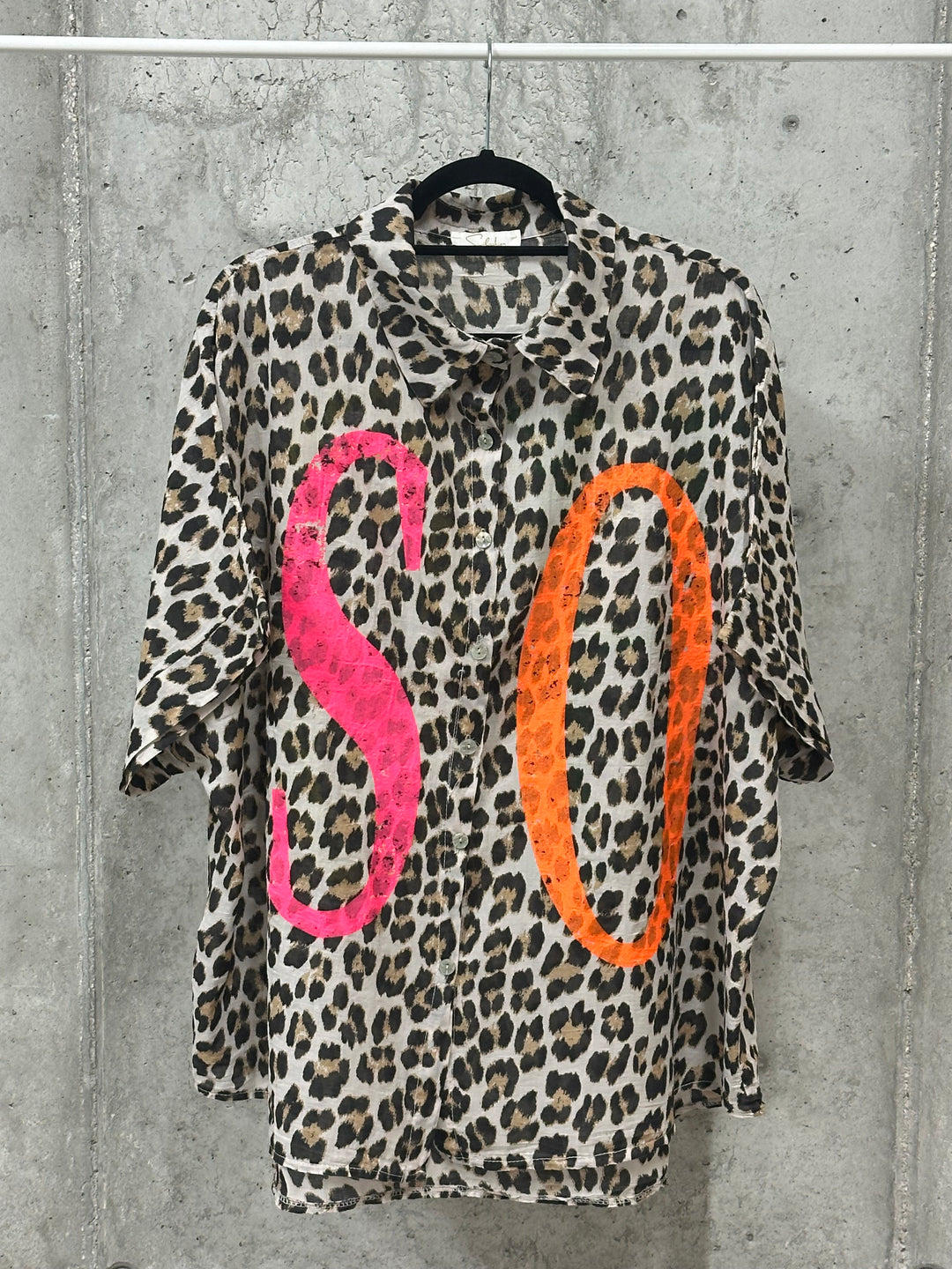 Chemisier oversize "Elia" 100% coton (42/48) MADE IN ITALY