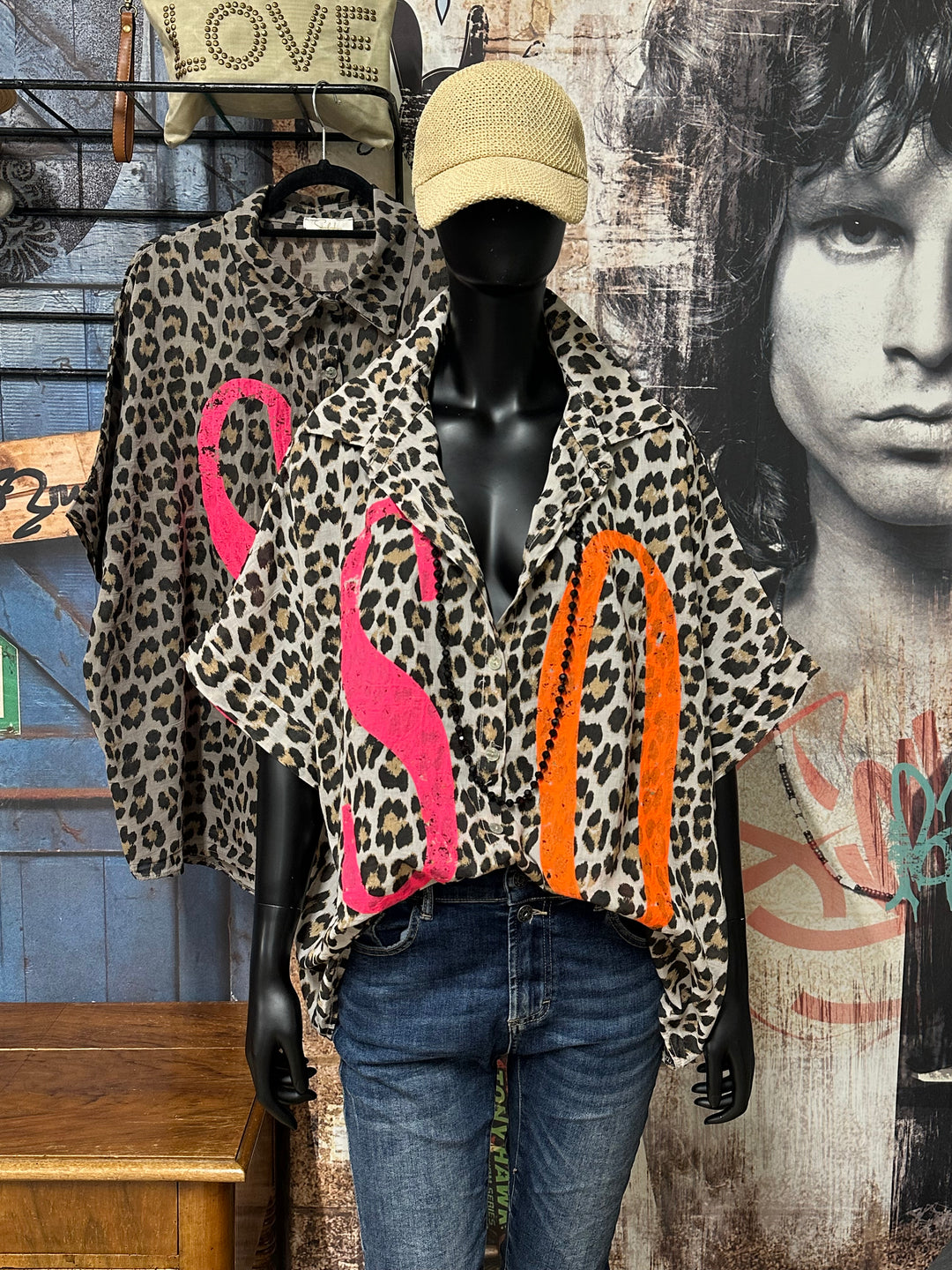 Chemisier oversize "Elia" 100% coton (42/48) MADE IN ITALY