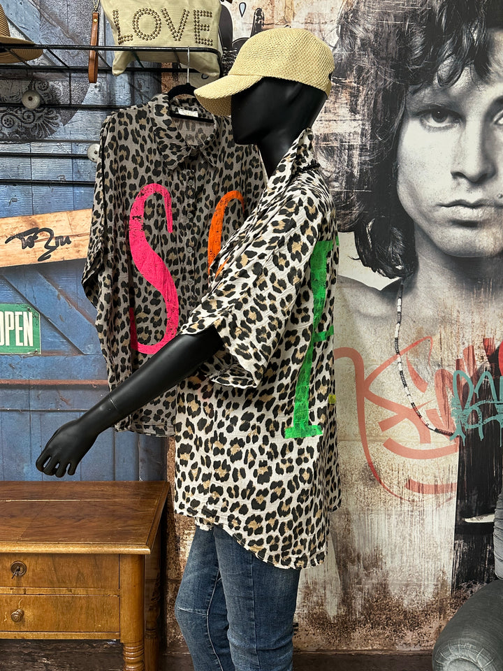 Chemisier oversize "Elia" 100% coton (42/48) MADE IN ITALY