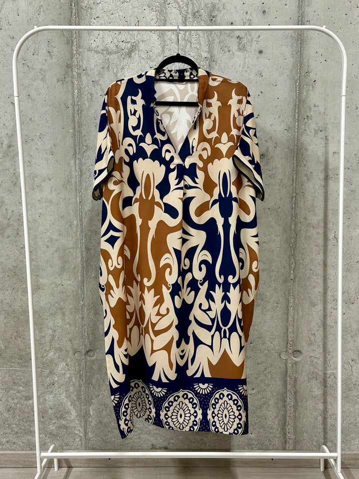 Robe longue "Céleste" 100% viscose (40/46) MADE IN ITALY