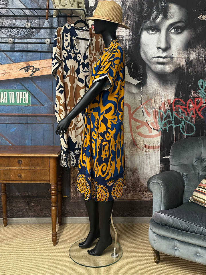 Robe longue "Céleste" 100% viscose (40/46) MADE IN ITALY