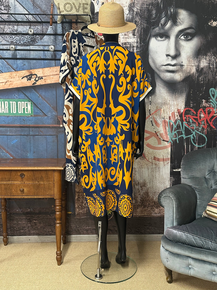 Robe longue "Céleste" 100% viscose (40/46) MADE IN ITALY