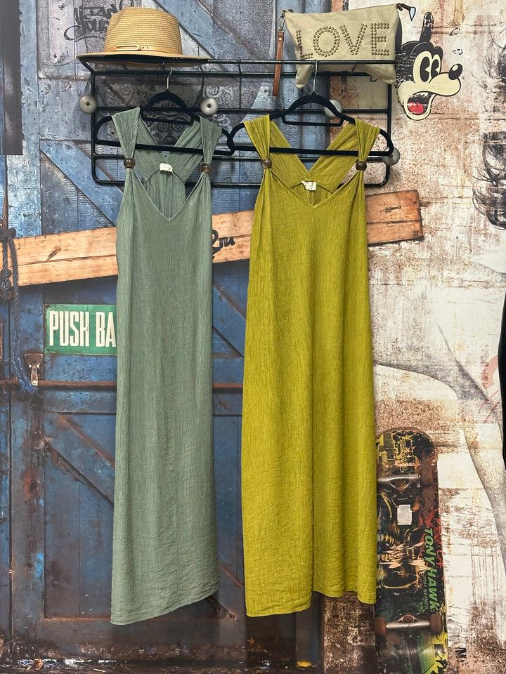 Robe longue "Ava" fluide &amp; unie (38/42) MADE IN ITALY