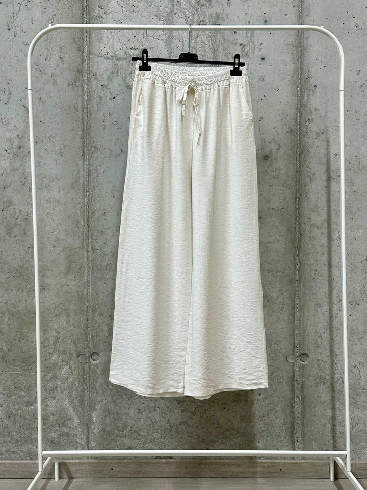 Pantalon "Pablo" fluide &amp; taille élastique 100%viscose (38/42) MADE IN ITALY