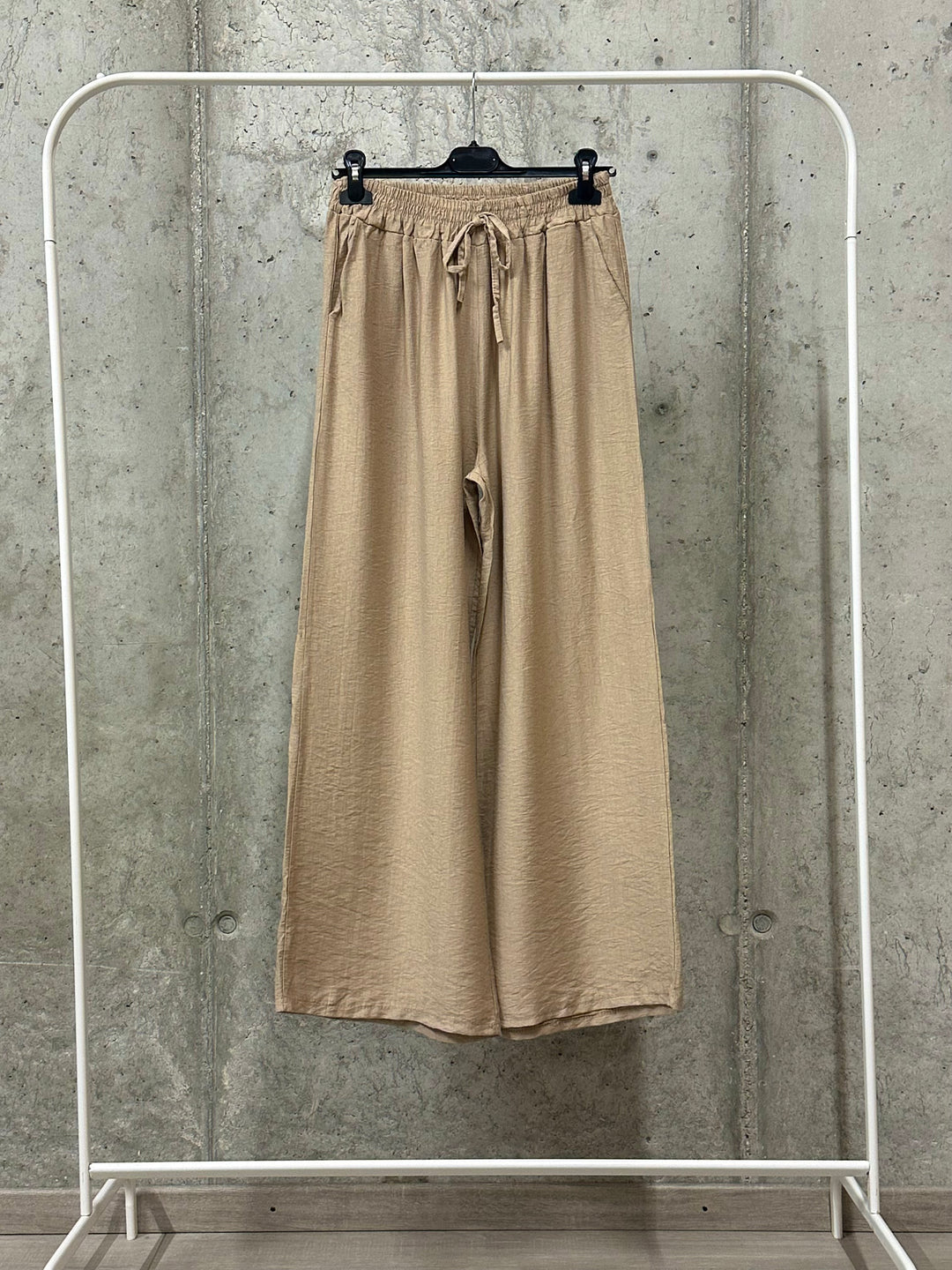 Pantalon "Pablo" fluide &amp; taille élastique 100%viscose (38/42) MADE IN ITALY