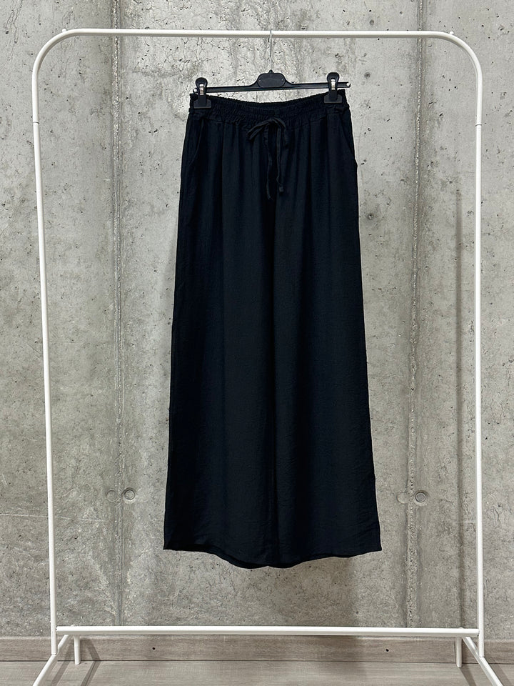 Pantalon "Pablo" fluide &amp; taille élastique 100%viscose (38/42) MADE IN ITALY