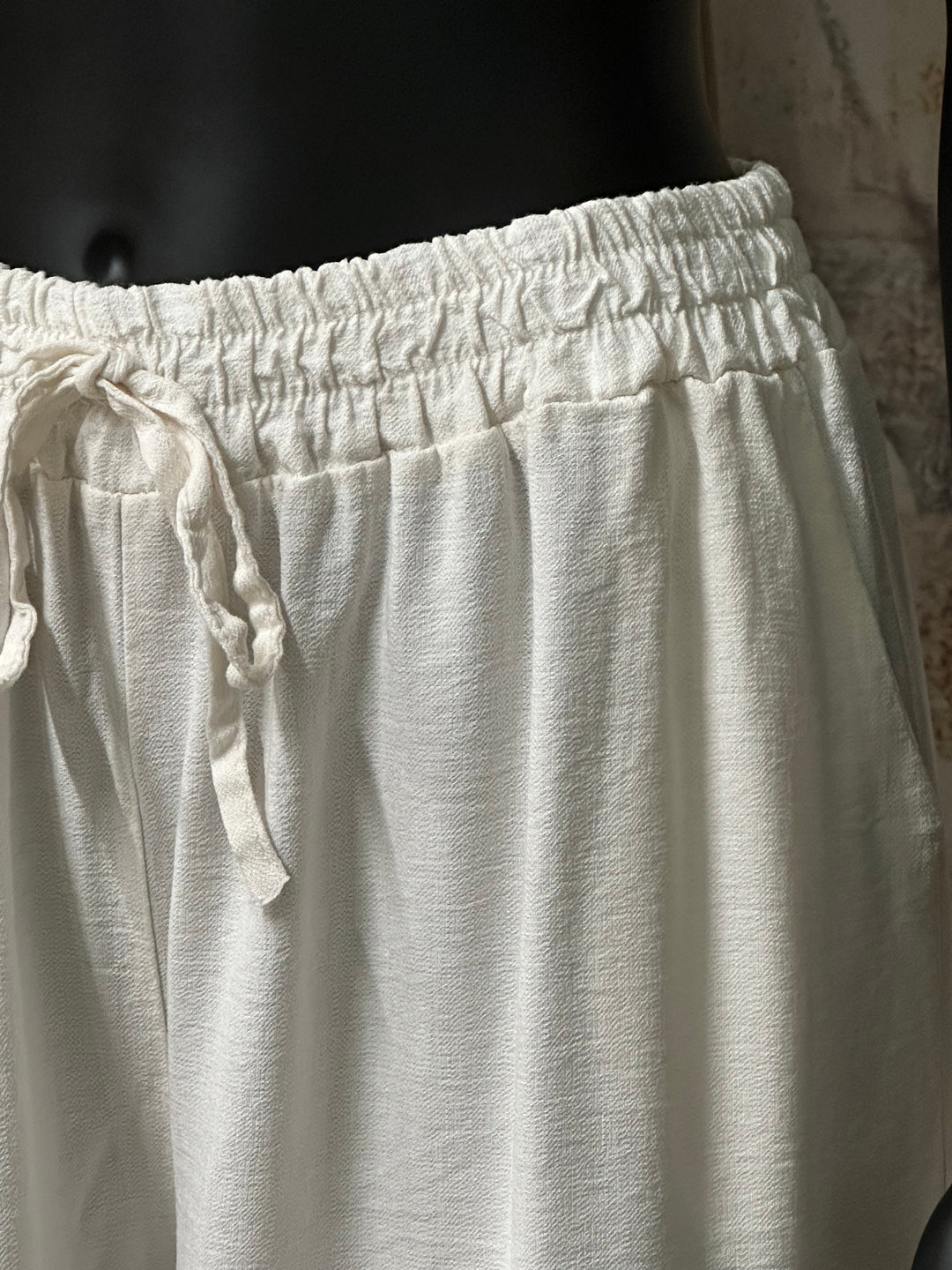 Pantalon "Pablo" fluide &amp; taille élastique 100%viscose (38/42) MADE IN ITALY