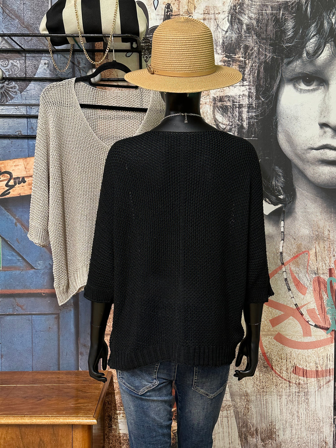 Pull "Justin" en maille ajourée (38/42) MADE IN ITALY