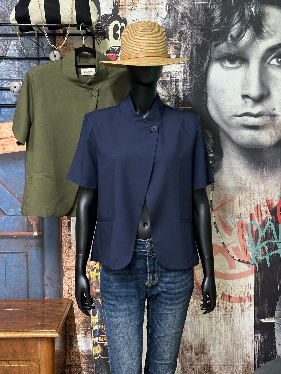 Veste/blazer "Malik" viscose &amp; lin (S/M 38/40 M/L 42/44) MADE IN ITALY