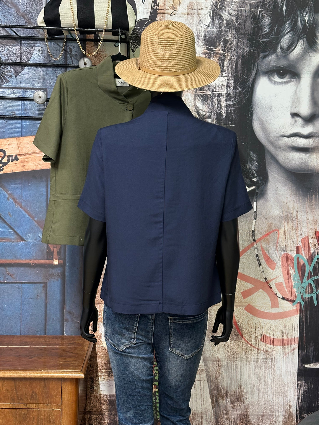 Veste/blazer "Malik" viscose &amp; lin (S/M 38/40 M/L 42/44) MADE IN ITALY