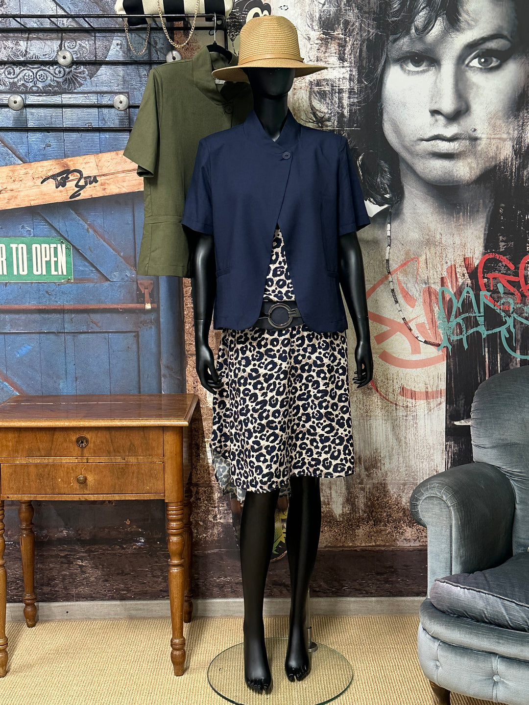 Veste/blazer "Malik" viscose &amp; lin (S/M 38/40 M/L 42/44) MADE IN ITALY